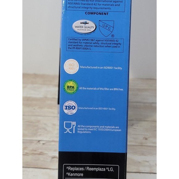 LG or Kenmore Refrigerator Water Filter - Pureplus PP-RWF1000A - Picture 11 of 15
